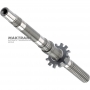 Output shaft Aisin Warner 30-40LE / TOYOTA A340 - total shaft length 465 mm, splines on shaft 24 splines (outer Ø 25.85 mm, L23 mm), 28 splines (outer Ø 30.30 mm, L19 mm), 23 splines (outer Ø 30.80 mm, L122 mm)