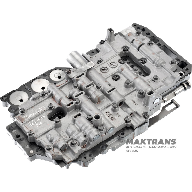 Valve body complete with solenoids (not tested) TOYOTA A340E / A340F - removed from transmission marked (35010-34310 / 35000-34290), TOYOTA TUNDRA (VCK30L-ARSSKA), Engine: (5VZFE) 3400CC EFI
