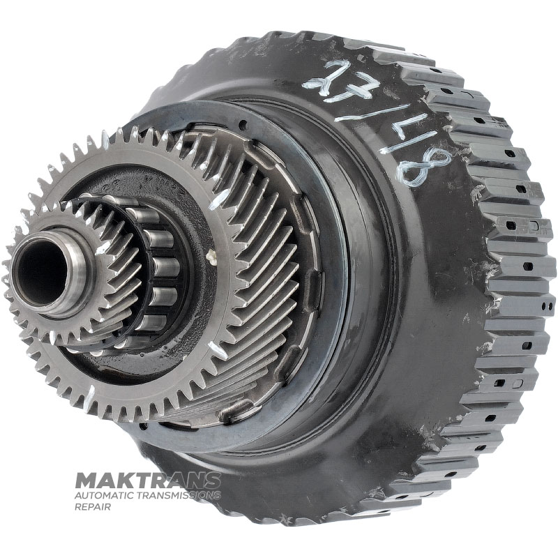 Primary shaft / clutch VAG CVT VL380 0AW - 27 teeth (ext.Ø 42.45 mm, 1 notch) / 48 teeth (ext.Ø 89.15 mm, 3 notches), 7 friction discs (total thickness of the set 31 mm)