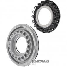 Piston with return spring block B2 Low Brake NISSAN (INFINITY) RE7R01A — (piston height 13.50 mm, outer Ø 147.20 mm, inner Ø 57.05 mm)