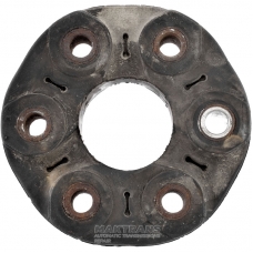 Cardan shaft damper BMW E32 E34 E38 E46 E53 E83 ATC400 ATC700 NV124 — 26111229360, 1229360 (outer Ø 132.20 mm, inner Ø 50 mm, inner Ø of mounting hole 12 mm)