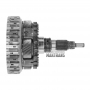 Rear planetary gear No.4 complete with output shaft ZF 8HP70 2WD - propeller shaft guide diameter 14 mm, 4 satellites (overall height 243 mm, 43 splines, spline diameter 34.75 mm)