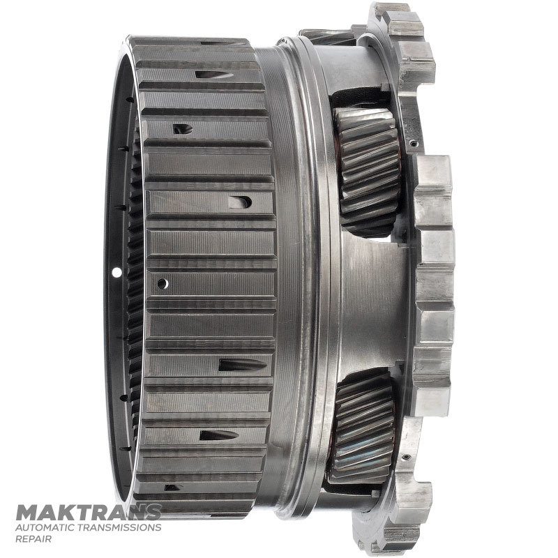 Rear planetary gear (steel) Nissan RE5R05A RE7R01A / JATCO JR710E 314403SX0A — 5 satellites (24 teeth, outer Ø 37 mm), ring gear (non-removable) 78 teeth, hub 40 teeth (outer Ø 144.40 mm)
