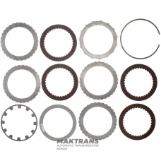B3 Brake Steel and Friction Disc Set (2-3-4-6) 31662-1XJ0B - 4 friction discs, total set thickness 18.05 mm