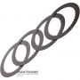 B3 Brake Friction Disc Set (2-3-4-6) 31662-1XJ0B - 4 Friction Discs