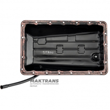 Oil pan TOYOTA A340E/F — 3510635130 (depth 101 mm, dipstick on the left)