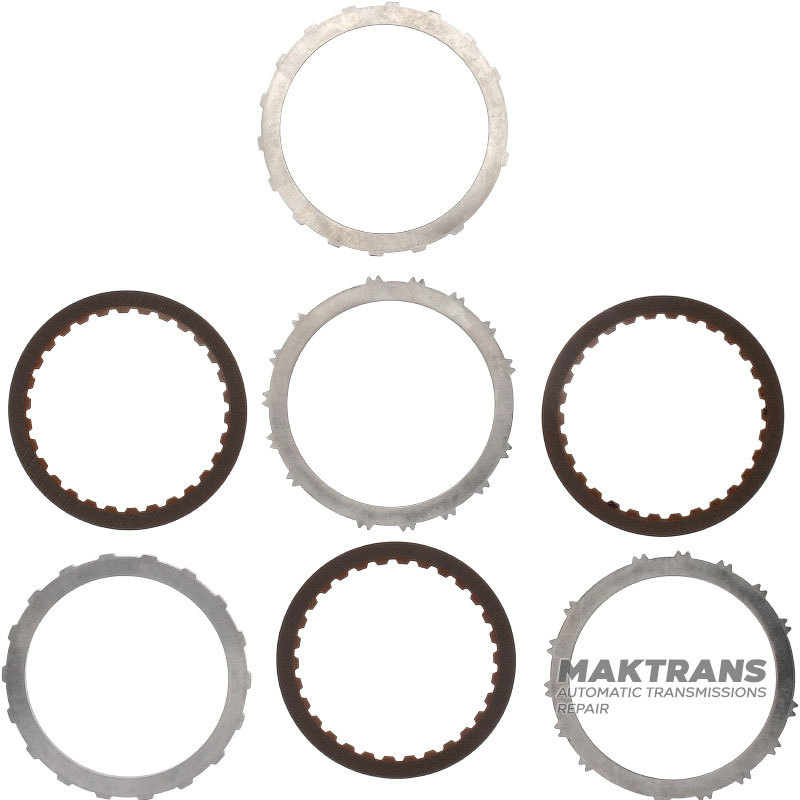 Steel and friction disc set (B2) Low-Coast Brake RE5R05A - 3 friction discs (total thickness of the set 15.70 mm)