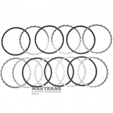 Drum C2 (Direct) / C3 (Reverse) TOYOTA A750 E/F — C2 Clutch (6 friction discs), C3 Clutch (5 friction discs)