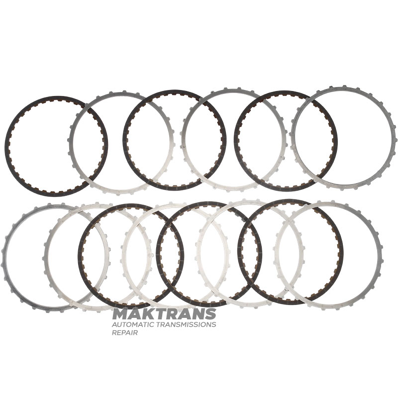Drum C2 (Direct) / C3 (Reverse) TOYOTA A750 E/F — C2 Clutch (6 friction discs), C3 Clutch (5 friction discs)