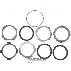 Set of steel and friction discs B2 / Overdrive Brake TOYOTA A750 E/F - 3 friction discs, total thickness of the set 15.35 mm