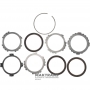 Set of steel and friction discs B2 / Overdrive Brake TOYOTA A750 E/F - 3 friction discs, total thickness of the set 15.35 mm