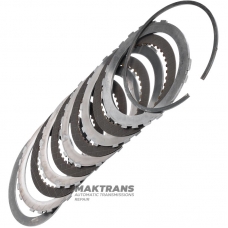 Set of steel and friction discs B3 / 2nd Brake TOYOTA A750 E/F 3506660030 350660C010 - 4 friction discs (total thickness of the set 19.60 mm)