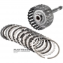 Input shaft, drum C1 / Forward Clutch (7 friction discs) TOYOTA A750 E/F — 357010C010 356340C010 356330C010