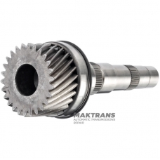 Output shaft #2 VAG eHybrid DQ400 0DD 0DD311440C — shaft length 238 mm, 26 teeth (ext.Ø 81.65 mm)