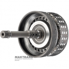 Input shaft / drum K1 Clutch (6 friction discs) NISSAN / JATCO RE5R05A - height 256 mm, 24 splines (outer Ø 25.60 mm), 106 mm (outer Ø 174 mm)