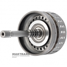 Input shaft / drum K1 Clutch (7 friction discs) NISSAN / JATCO RE5R05A 3154095X02 - height 269 mm, 24 splines (ext. Ø 25.65 mm), ring gear 102 teeth (ext. Ø 174 mm)