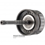 Input shaft / drum K1 Clutch (empty, without discs) NISSAN RE7R01 315401XJ0C - (overall length 311 mm, shaft length 243 mm, 24 splines (ext.Ø 25.70 mm), 105 teeth on ring gear)