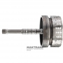 Input shaft / drum K1 Clutch (empty, without discs) NISSAN RE7R01 315401XJ0C - (overall length 311 mm, shaft length 243 mm, 24 splines (ext.Ø 25.70 mm), 105 teeth on ring gear)
