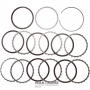 Input shaft / drum K1 Clutch (6 friction discs, 60 teeth per disc) NISSAN RE7R01 315401XJ0C - (overall length 312 mm, shaft length 244 mm, 24 splines (ext.Ø 25.70 mm), 105 teeth on ring gear)