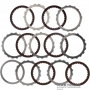 B2 Low Brake Steel and Friction Disc Set NISSAN RE7R01A / JATCO JR710E / JR711E - Total Set Thickness 23mm, 6 Friction Discs (36 Teeth)