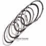Set of steel and friction discs 2-6 Brake Hyundai / KIA - 4 friction discs, total thickness of the set 22.45 mm
