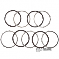 Set of steel and friction discs 2-6 Brake Hyundai / KIA - 4 friction discs, total thickness of the set 22.45 mm