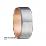 Bushing (bimetallic) of the hub of the oil pump JATCO JF011E - a blank (actual dimensions 26.50 x 23.75 x 9.85) requires additional processing before installation