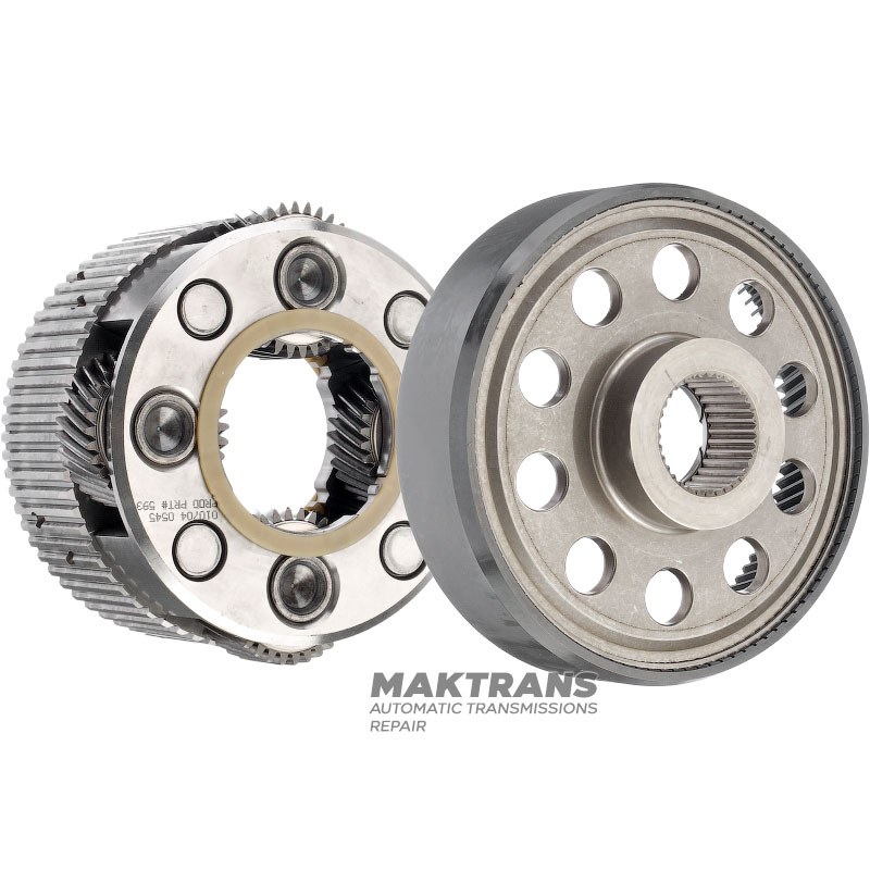 Rear planetary gear FORD 5R110W 3C3Z-7D006-AA, 3C3Z-7A153-CA, 3C3Z-7A153-AA — 4 satellites (32 teeth, outer Ø 50.55 mm), ring gear 98 teeth (outer Ø 160.10 mm)
