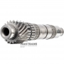 Output shaft No. 1 (1-2-5-6) GETRAG DCT250 — length 244 mm, 19 teeth on gear (ext.Ø 58.80 mm, 3 notches)