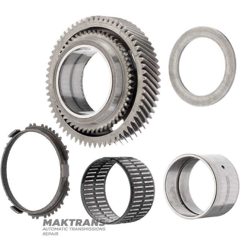 Helical gear (with synchronizer locking ring) 0CK 0CL 0СJ DL382 VWK349P, 0CK311829A — (63 teeth, outer Ø 116.70 mm, inner Ø 58.50 mm)