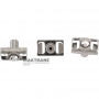 Sliding sleeve synchronizer 5-7 / 4-6 gear (3 locks in a set) VAG 0CK 0CL 0CJ (DL382) 0CK311316A, 0CK311090B, 01X311314B — (width 25.70 mm, outer Ø 104.15 mm)