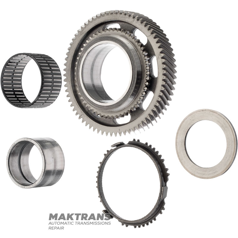 Helical gear 7th gear (with synchronizer locking ring) VAG 0CK 0CL 0CJ (DL382) 0CK311256K, 0CK311256P, VWK256K, 0CK311937D INA / JN8 F-575565 - 70 teeth (outer Ø 126.20 mm, inner Ø 58.50 mm)