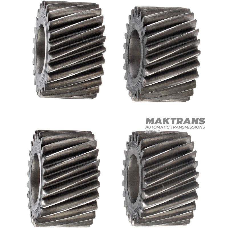 Set of satellites (goat gears) of differential FORD CD4E F3RP-4205-AA, 4639345, 4606134 — 24 teeth (outer Ø 46.80 mm, inner Ø 23.75 mm), 4 pcs. in a set