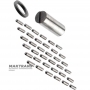 Differential satellite shaft (with loose bearing, 36 elements) FORD 4F27E / MAZDA CD4E — 3L8P-4207-BA, 4L8P-4207-DA, F3RP-4205-AA — axle length 42.75 mm, outer Ø 16.70 mm