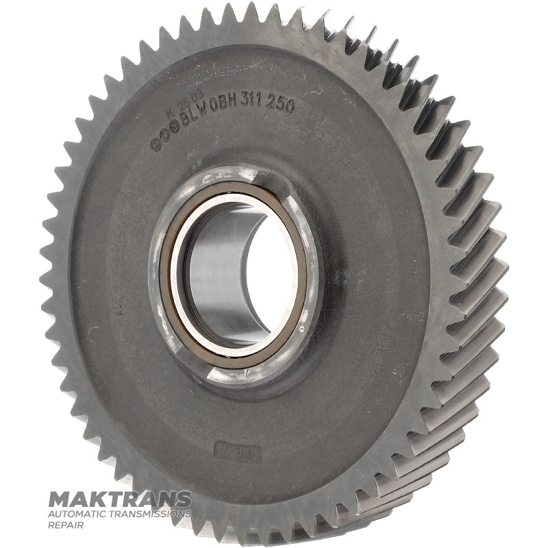 1st gear pinion DQ500 0BT 0BH DSG 7 0BH311250 — (57 teeth, outer Ø 160.75 mm, width 22 mm)