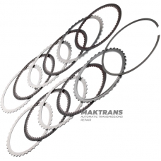 K1 Clutch Aisin Warner TF-60SN / VAG 09G Steel and Friction Disc Set - 5 friction discs, total set thickness 19.60 mm