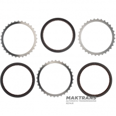 COAST Clutch FORD 5R110W Steel and Friction Disc Set - 3 Friction Discs, Total Set Thickness 12.05mm