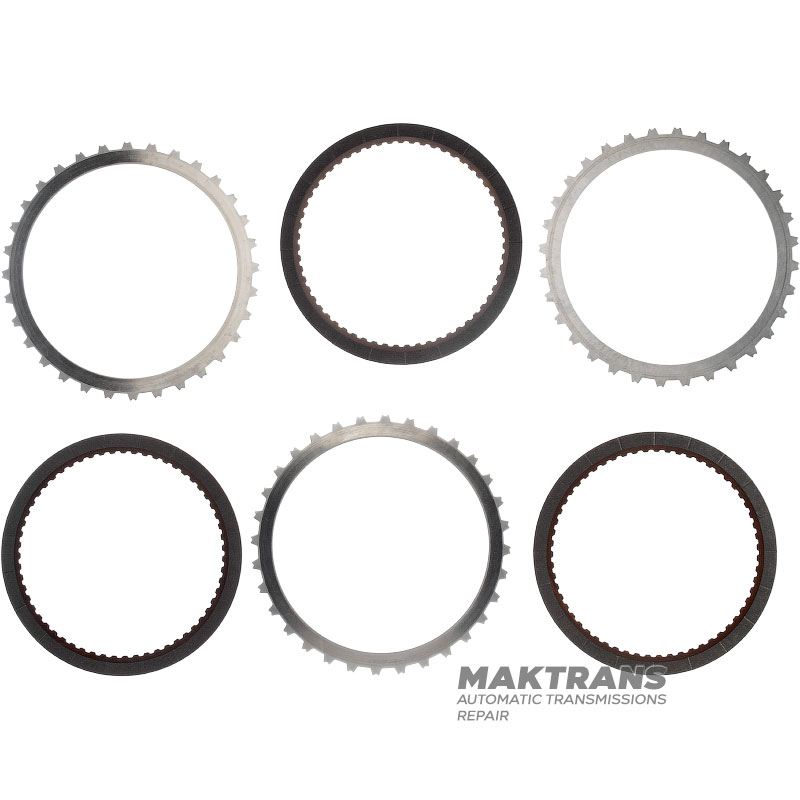 COAST Clutch FORD 5R110W Steel and Friction Disc Set - 3 Friction Discs, Total Set Thickness 12.05mm