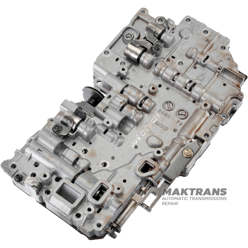 Valve body complete with solenoids (not tested) TOYOTA A340E / A340F - removed from transmission marked (35010-3D800 / 35000-3G100, Toyota Tacoma 1999-2001, Engine: (5VZFE) 3400CC EFI)