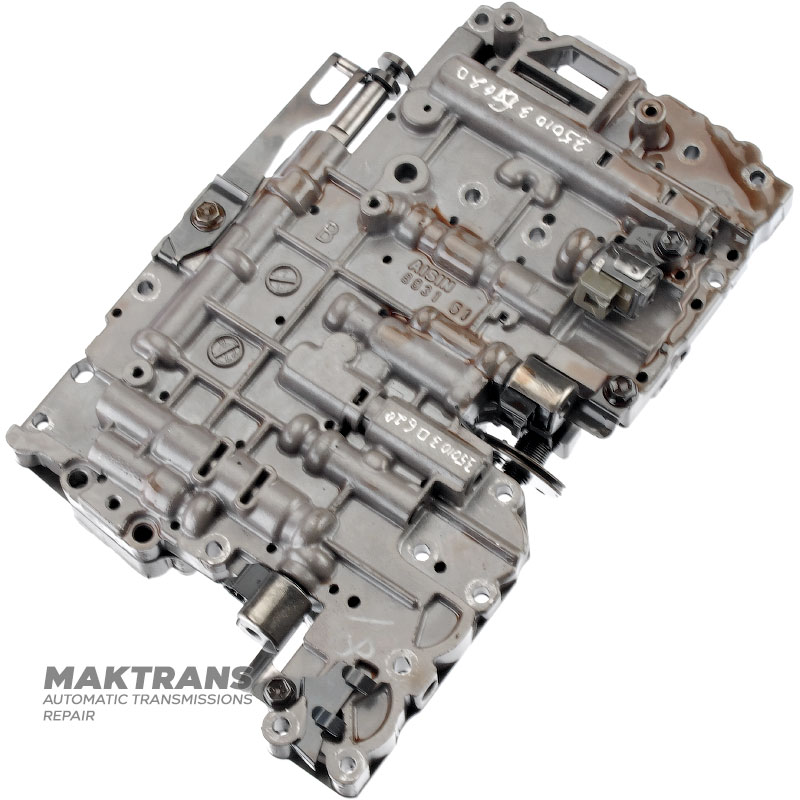 Valve body complete with solenoids (not tested) TOYOTA A340E / A340F - removed from transmission marked (35000-3D720 / 35010-3D620), TOYOTA TACOMA 1998-2000 (VZN195L-CRPDKAB), Engine: (5VZFE) 3400CC EFI