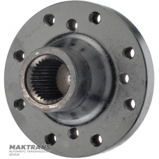 Output shaft flange FORD 5R110W 3C3Z-4K177-BA - overall height 76 mm, 34 splines, outer Ø 146 mm, 8 mounting holes (inner Ø 10.20 mm)