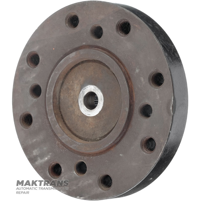 Output shaft flange FORD 5R110W 3C3Z-4K177-BA - overall height 76 mm, 34 splines, outer Ø 146 mm, 8 mounting holes (inner Ø 10.20 mm)