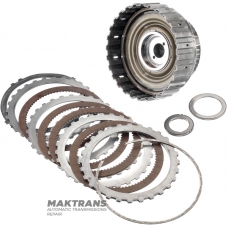 FORWARD Clutch FORD 5R110W 3C3Z-7A360-SA Drum — 4 friction discs (76 teeth), total kit thickness 21.25 mm