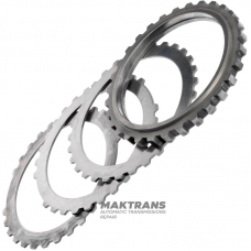 Set of steel disks Intermediate Brake FORD 5R110W - support disk (thickness 13.30 mm, 30 teeth), steel disk (thickness 3.10 mm, 26 teeth, 3 disks in a set)