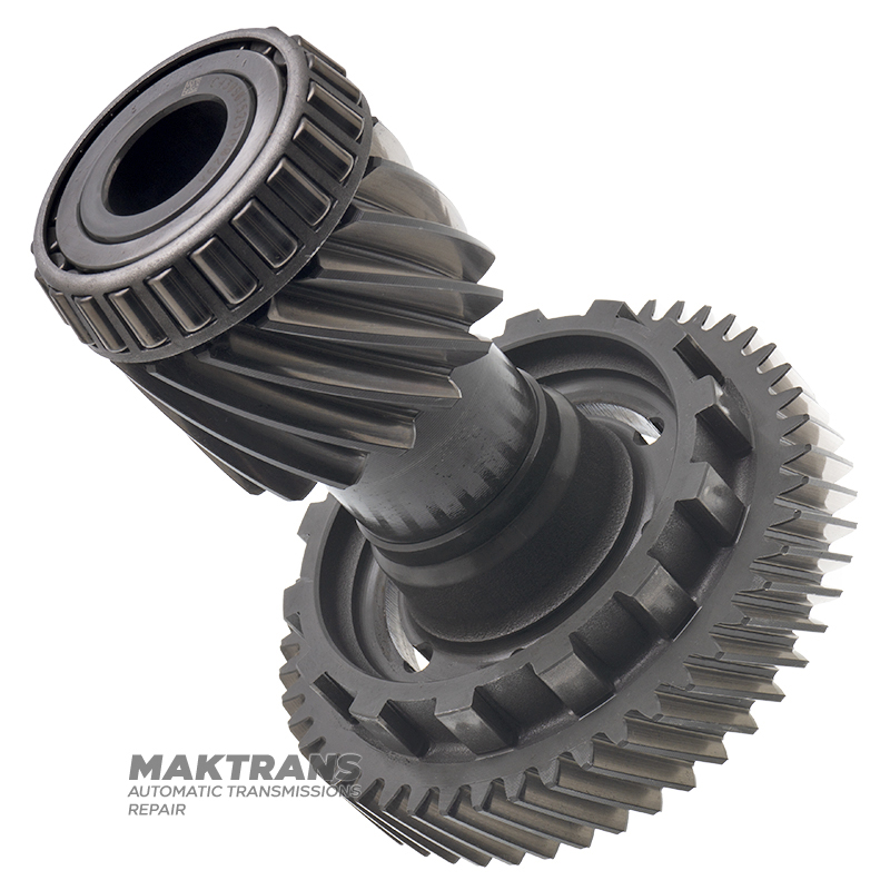 TOYOTA UA80E / UA80F differential drive gear set - center support gear (52 teeth, outer Ø 143.15 mm), intermediate shaft (16 teeth (outer Ø 70.60 mm) / 49 teeth (outer Ø 136.75 mm)
