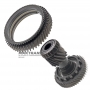 TOYOTA UA80E / UA80F differential drive gear set - center support gear (52 teeth, outer Ø 143.15 mm), intermediate shaft (16 teeth (outer Ø 70.60 mm) / 49 teeth (outer Ø 136.75 mm)