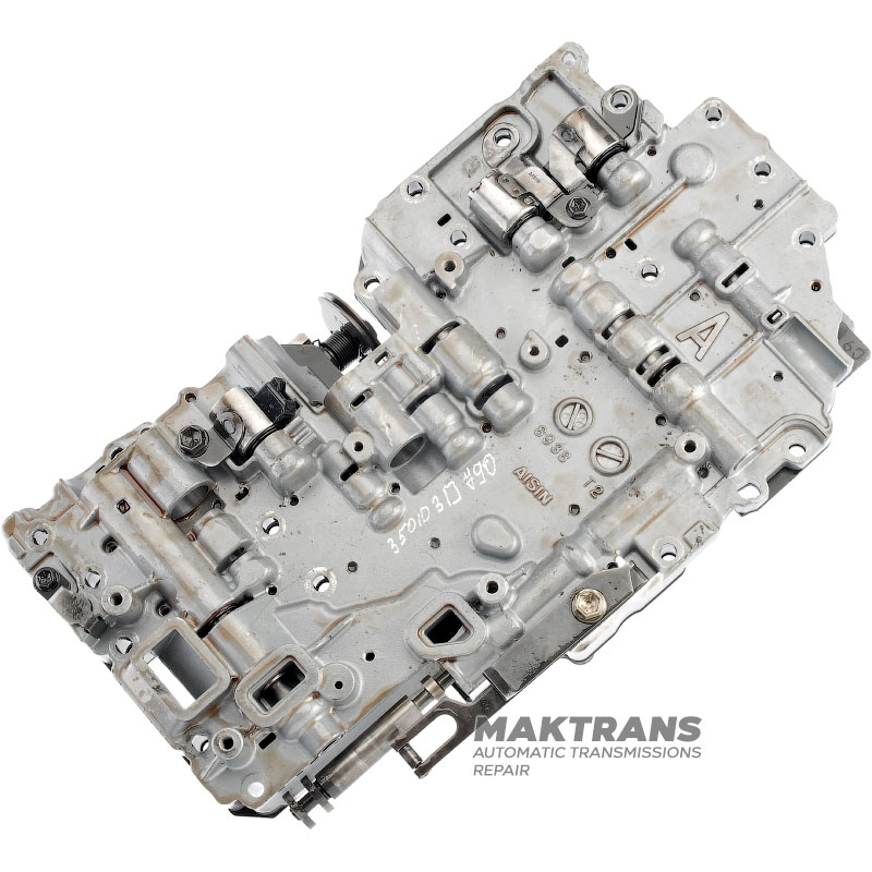Valve body complete with solenoids (not tested) TOYOTA A340E / A340F A343 - removed from transmission marked (35010-3D790, TOYOTA 4RUNNER, Engine: (5VZFE) 3400CC EFI)