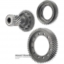 Helical gear set for final drive TOYOTA \ LEXUS UA81E UA81F — 4120678020, 4130078030, 3570478010 (differential gear 53 teeth, intermediate shaft 15/49, central support gear 52 teeth)