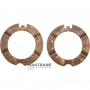 Set of sliding washers (2 pcs) for planetary gear P2 ALLISON 4000 29506053 — (outer Ø 60.65 mm, inner Ø 39.30 mm, thickness 1.60 mm)