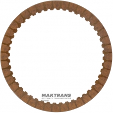 Friction disc (one-sided) 3-7 Clutch Hyundai / KIA A8LF1, A8F27 455254G100 — (thickness 2.40 mm, outer Ø 186.15 mm, 48 teeth)